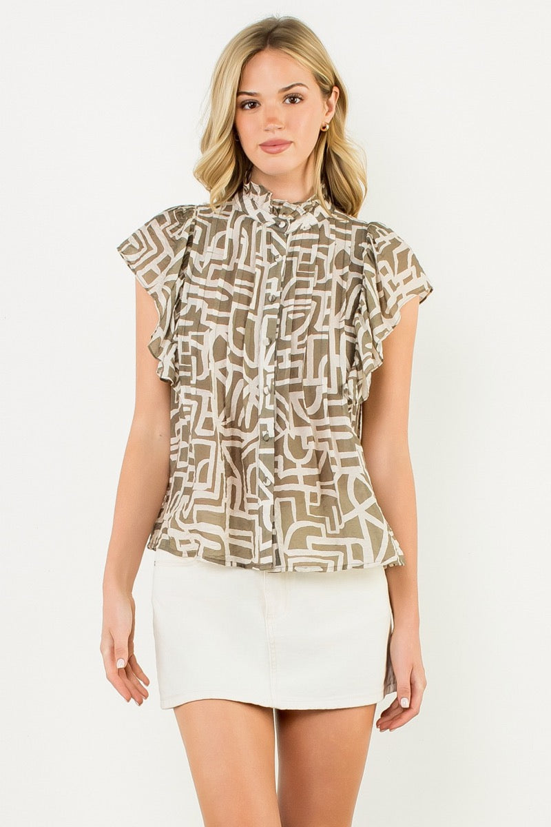 Abstract Flutter Top