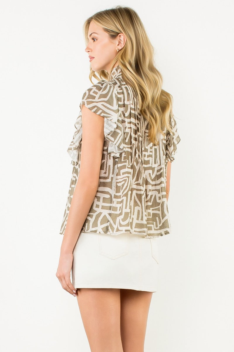 Abstract Flutter Top