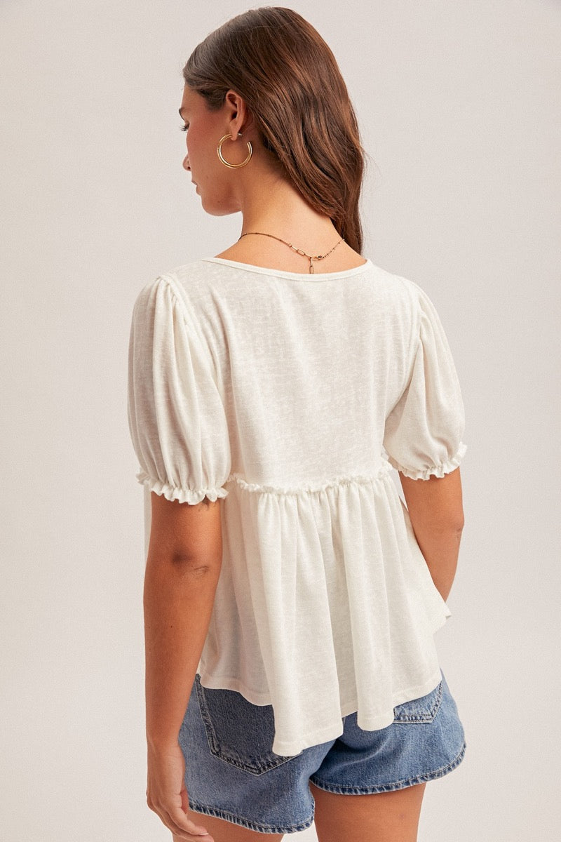 Amelie Babydoll Top