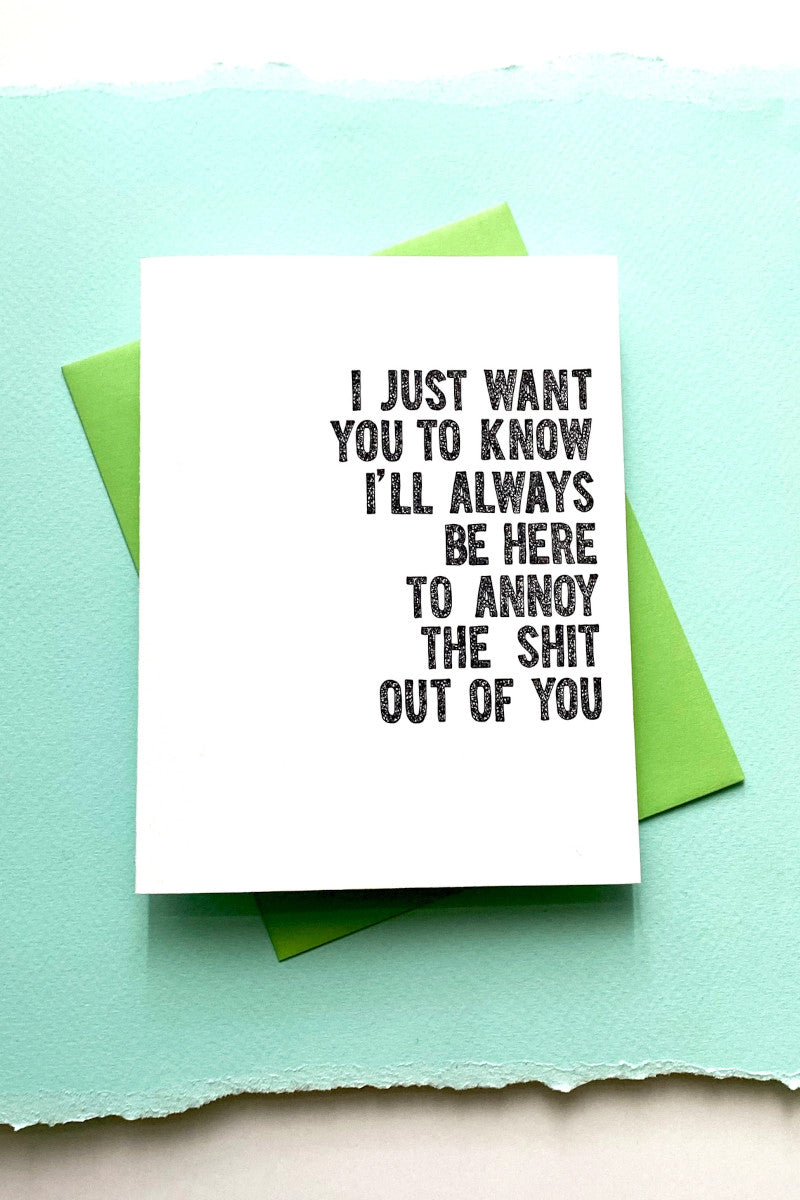 Annoy You Card
