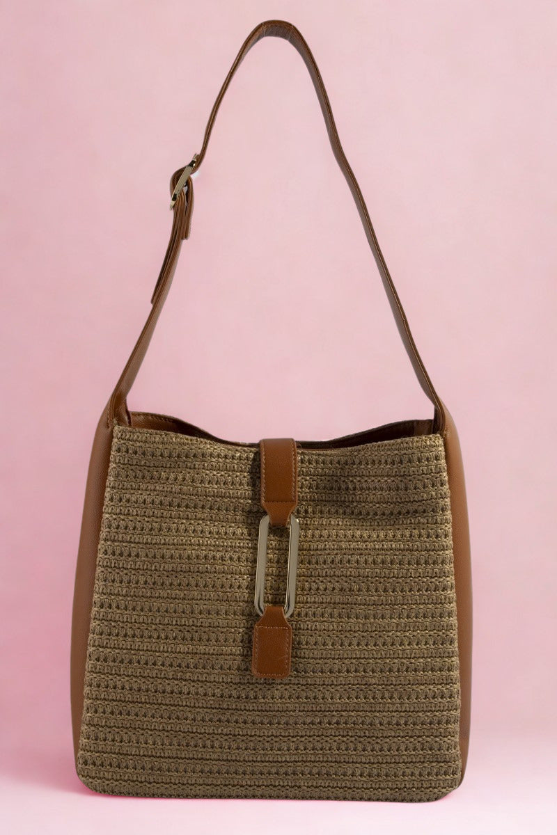 Crochet Straw Bag