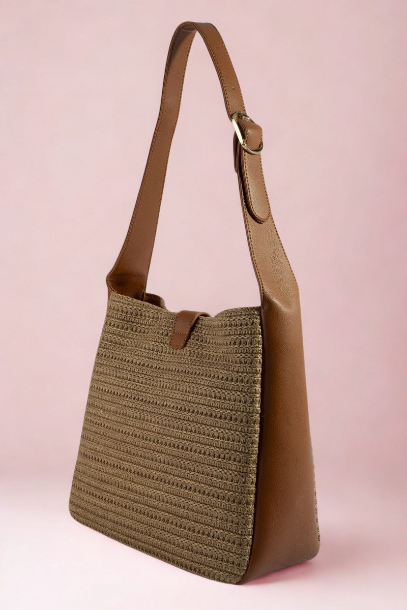 Crochet Straw Bag