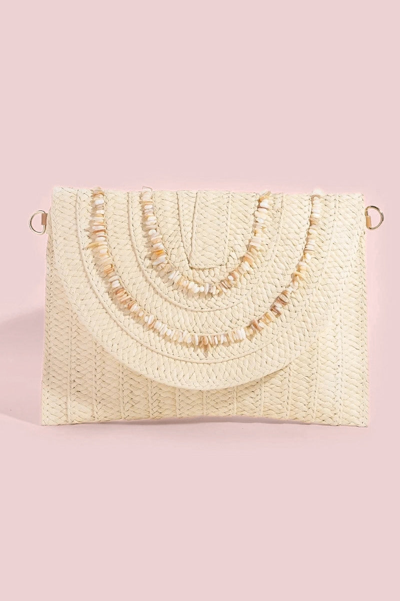 Shelly Straw Bag