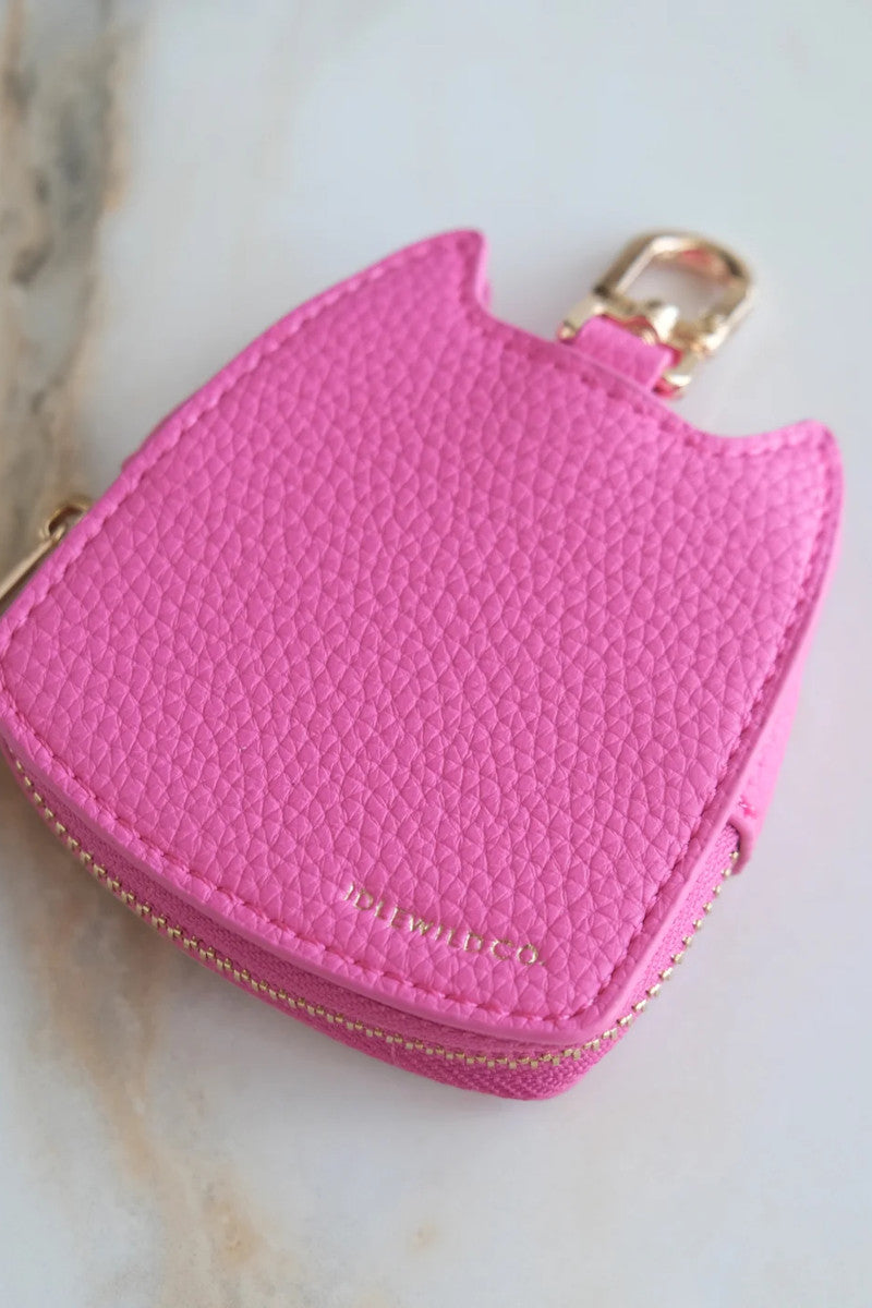 Pink Cat Bag Charm
