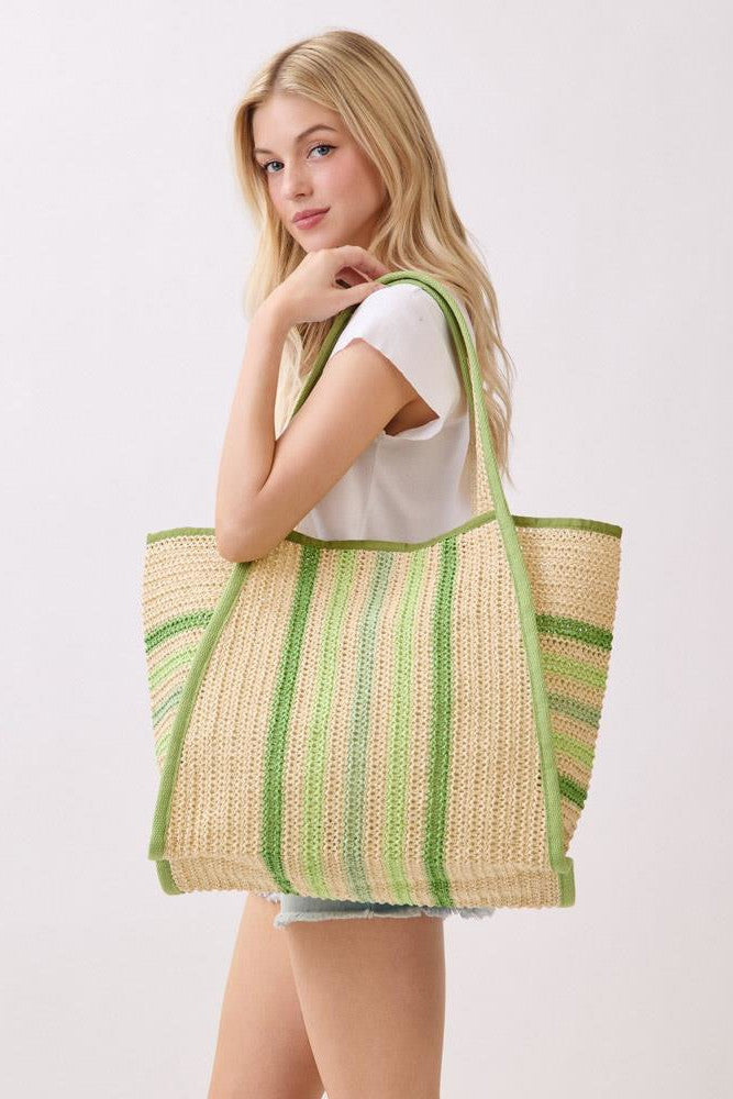 Baja Stripes Beach Tote