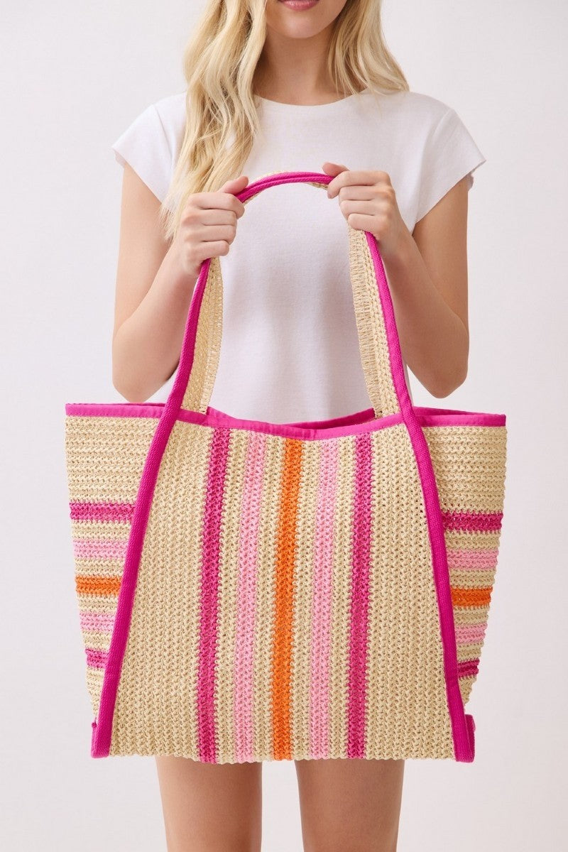 Baja Stripes Beach Tote