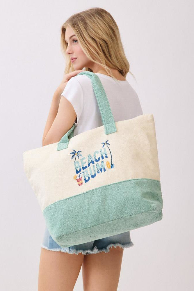Terry Beach Tote