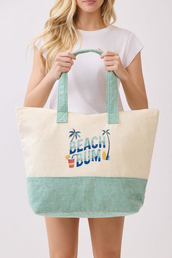 Terry Beach Tote