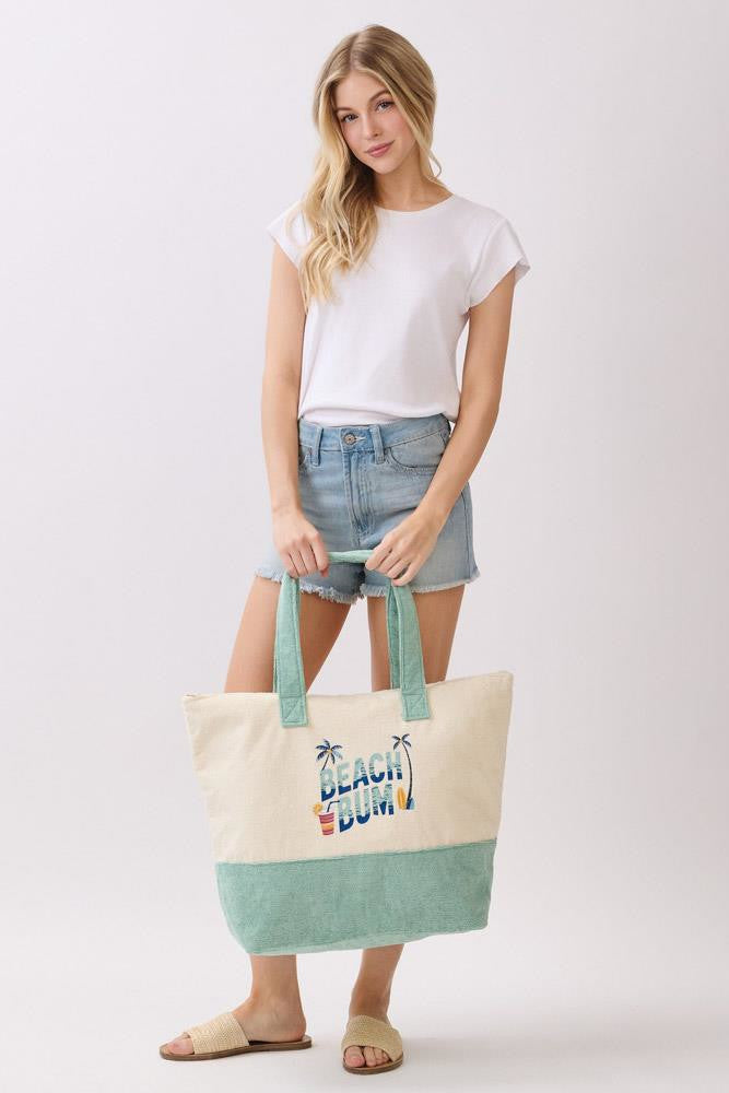 Terry Beach Tote