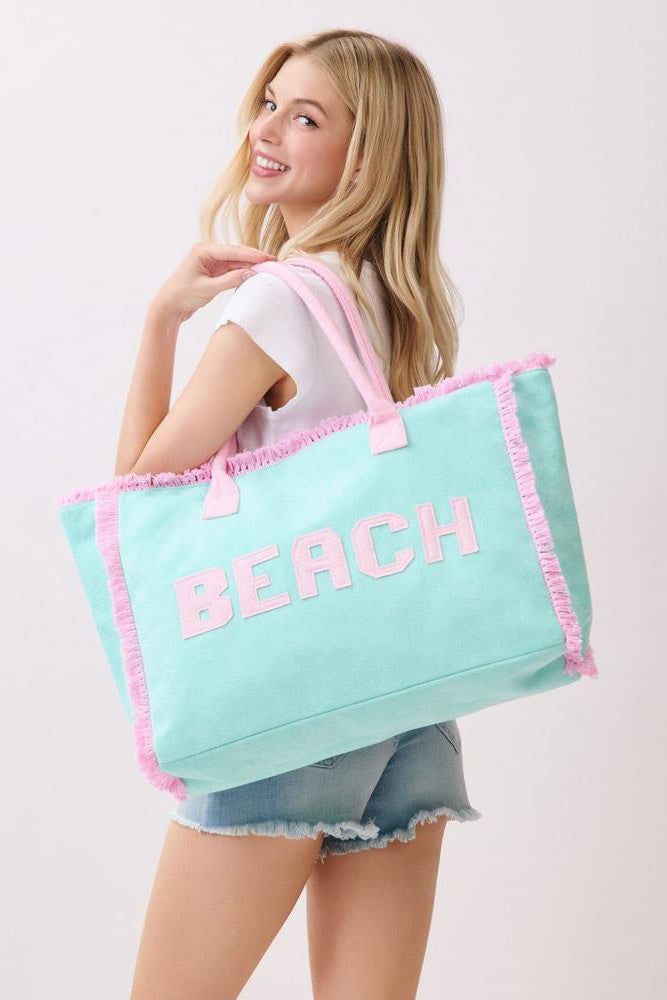 Beach Fringe Tote Bag