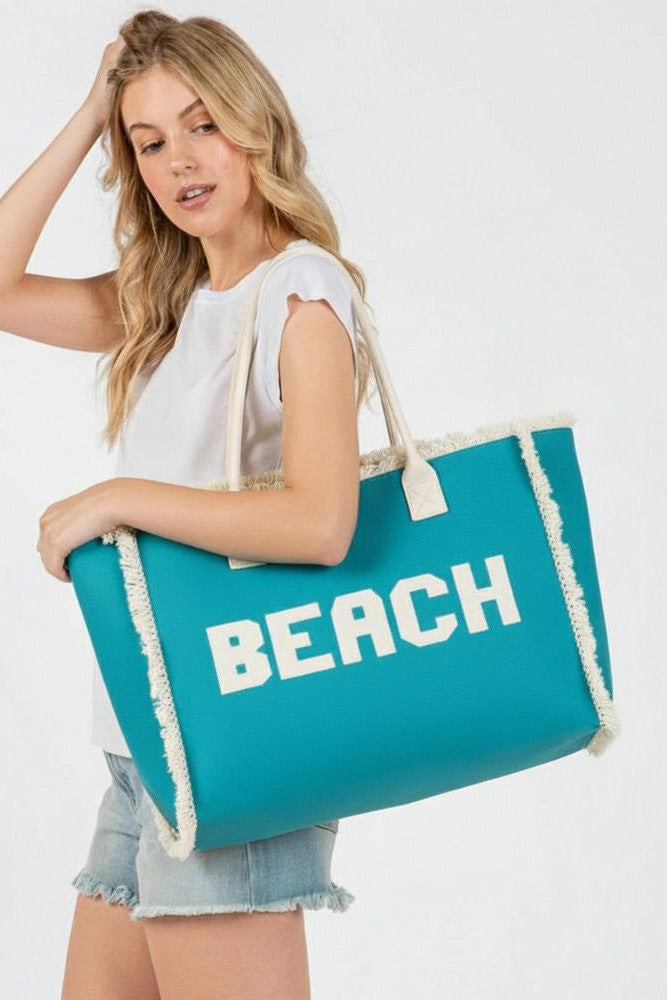 Beach Fringe Tote Bag