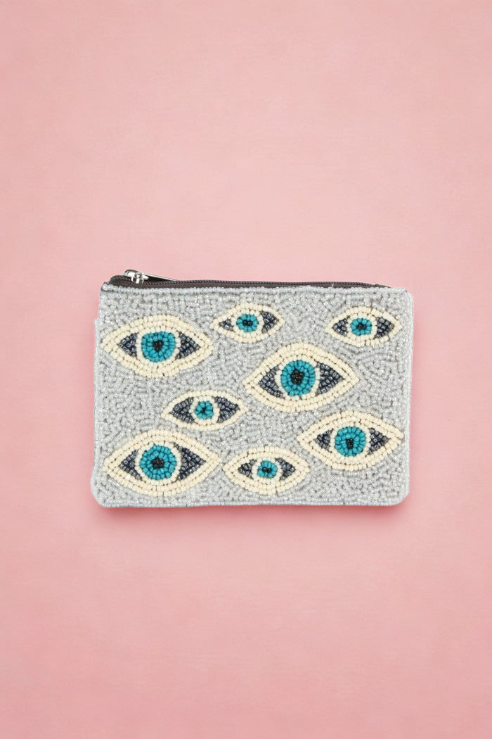 All Eyes Bead Pouch