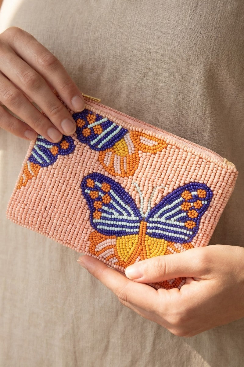 Butterflies Bead Pouch