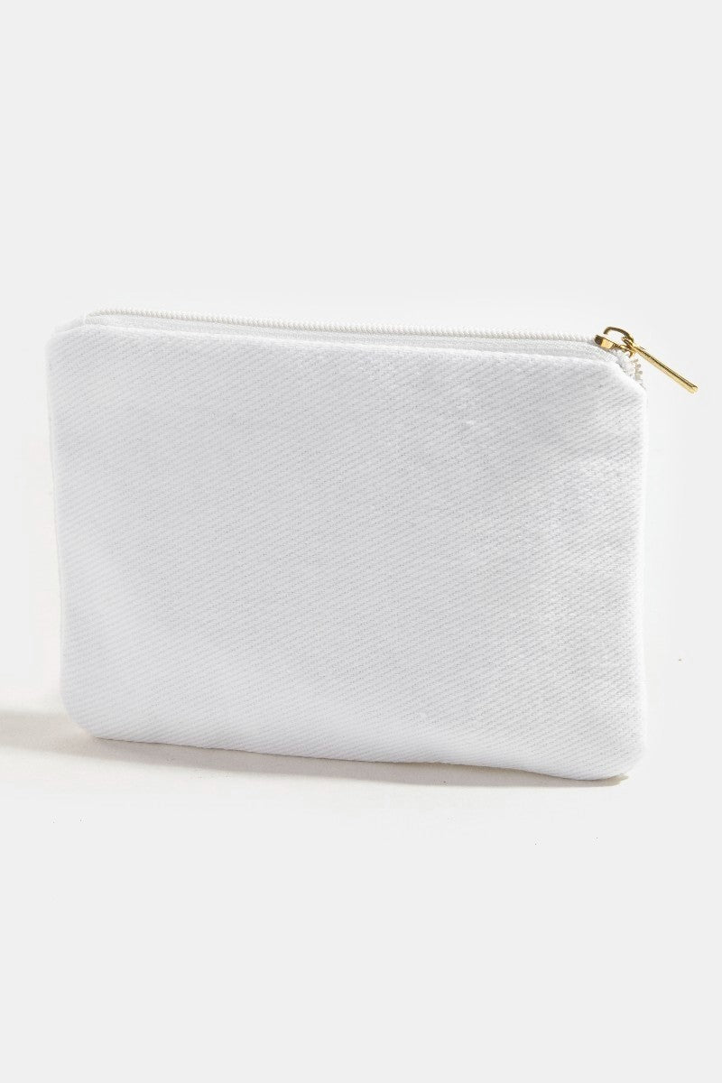 Cherry Bow Bead Pouch