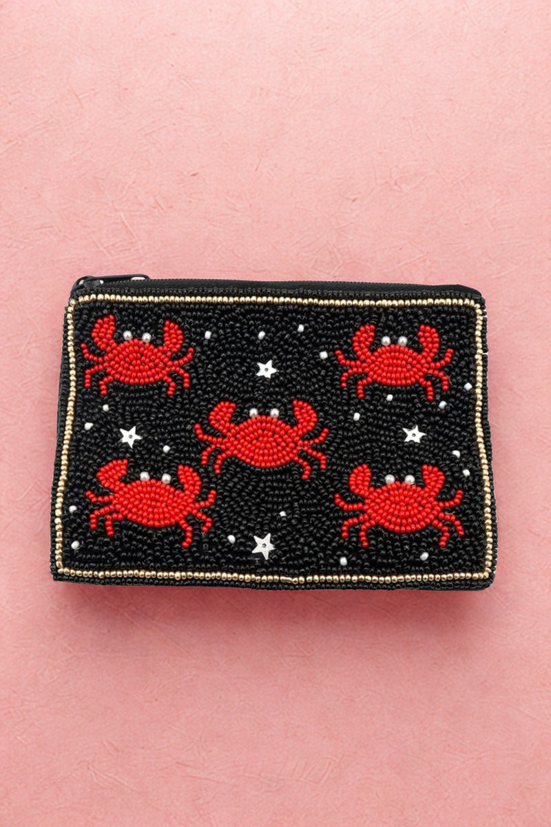 Crabby Bead Pouch
