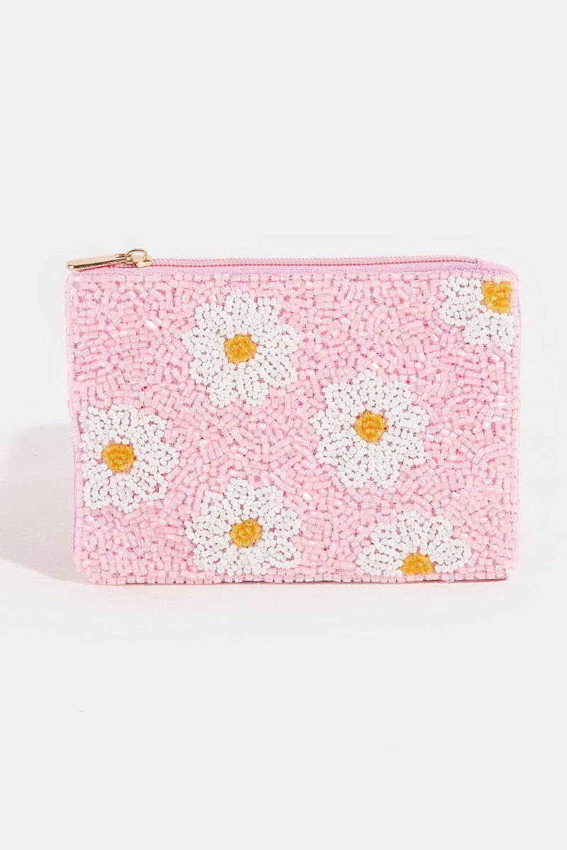 Daisies Bead Pouch