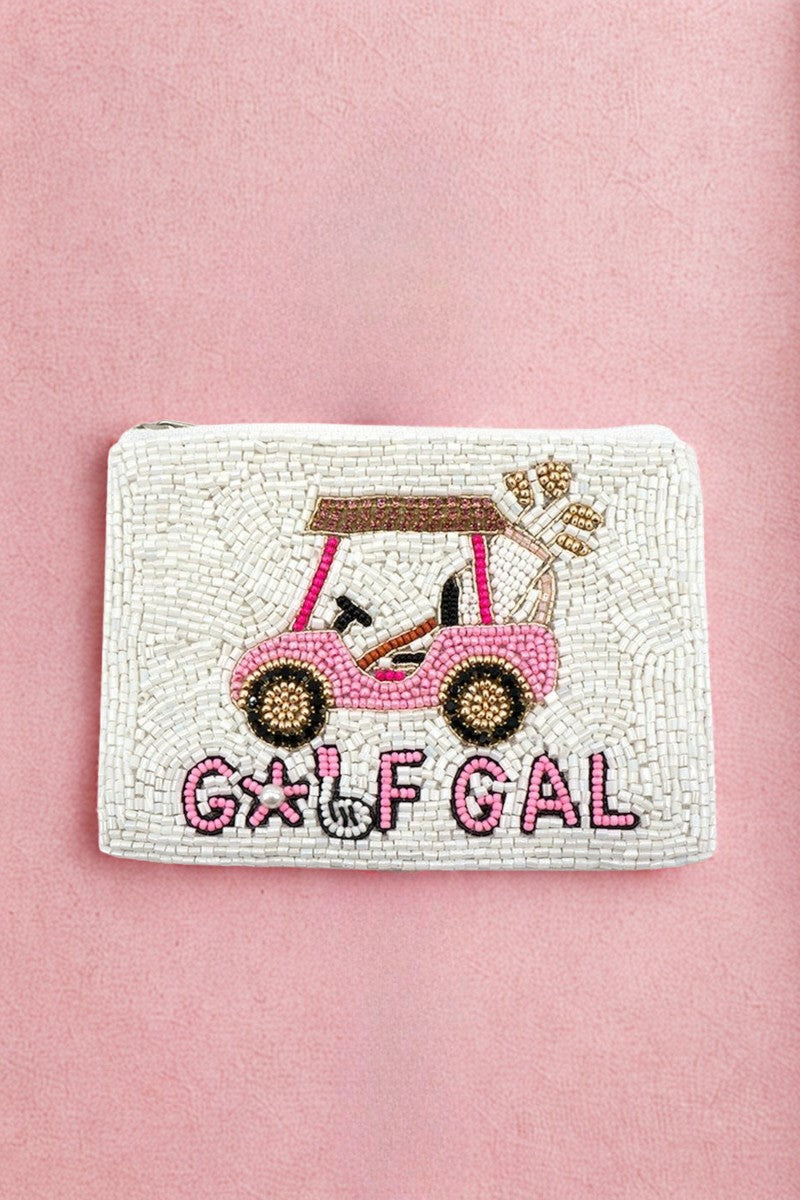 Golf Gal Bead Pouch