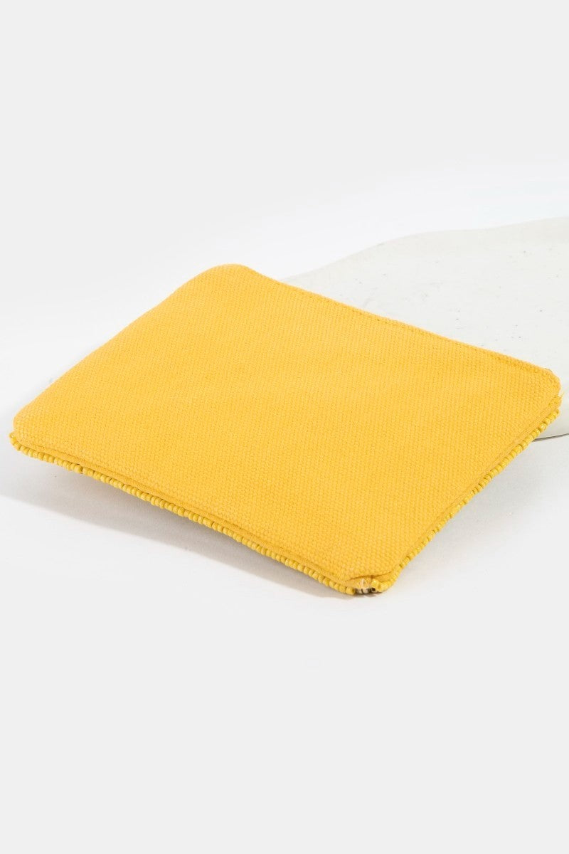 Lemon Slice Bead Pouch