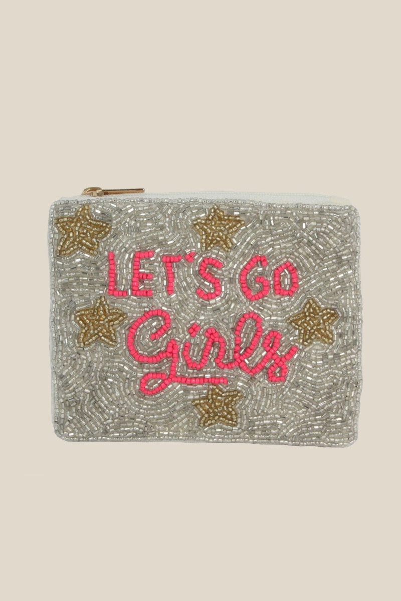 Let's Go Girls Bead Pouch