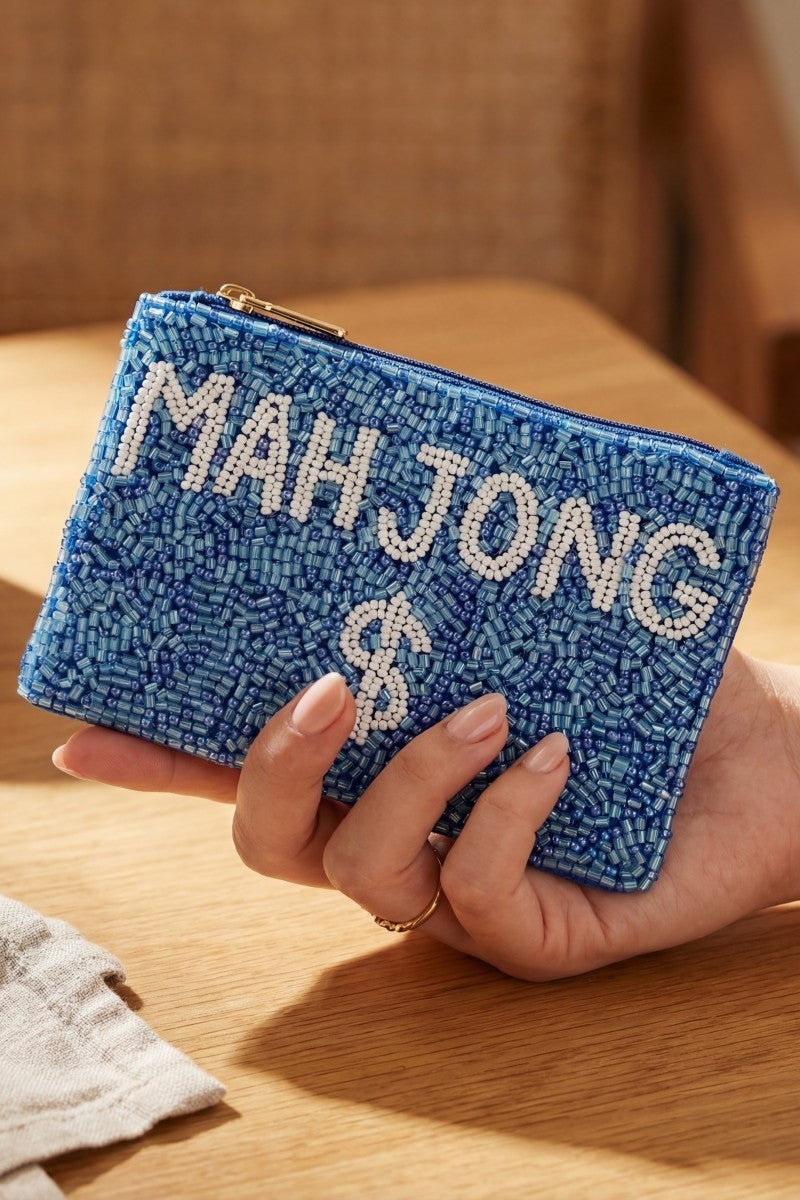 Mahjong Money Bead Pouch