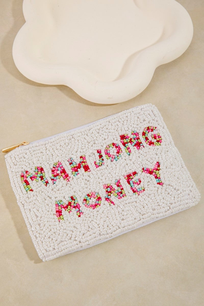 Mahjong Money Bead Pouch