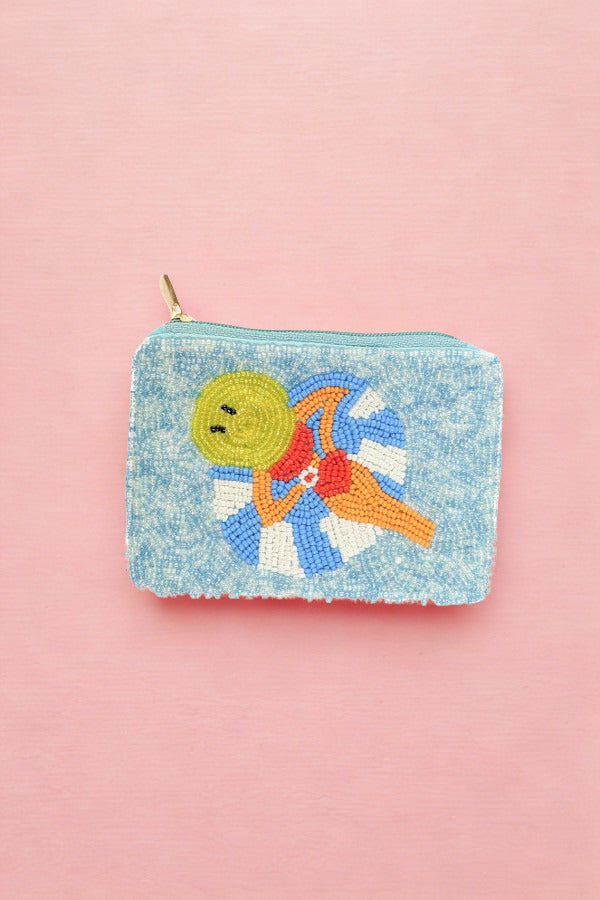 Poolside Swim Bead Pouch