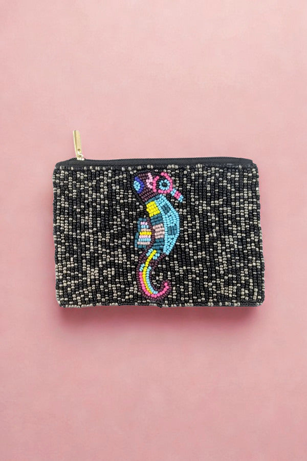 Seahorse Bead Pouch