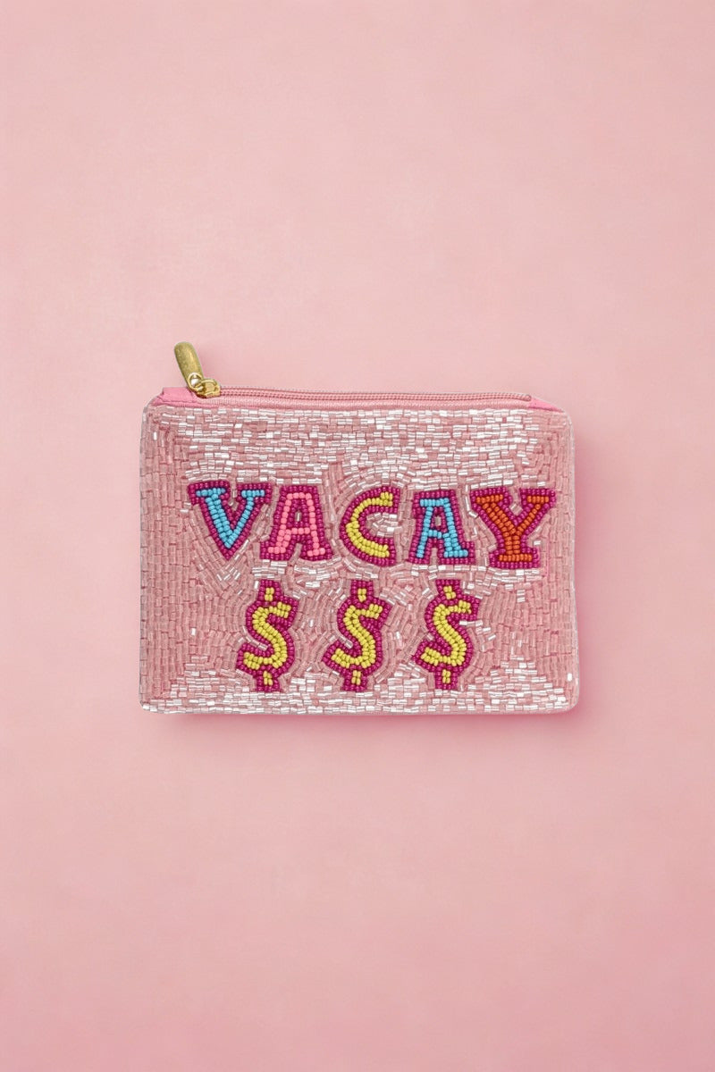 Vacay Money Bead Pouch