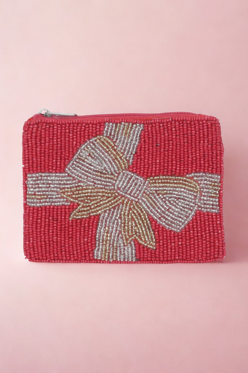 Wrapped Bead Pouch