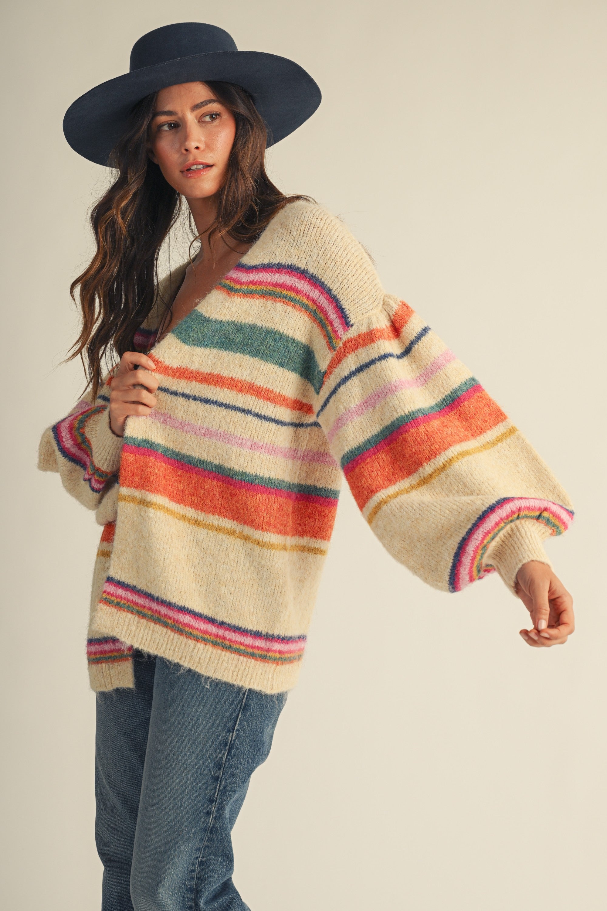 Bennie Stripe Sweater