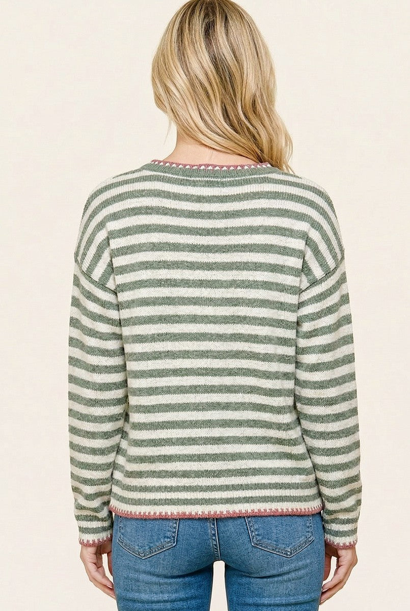 Blanket Stitch Sweater
