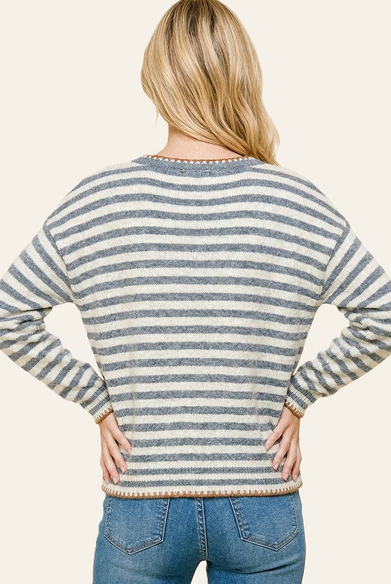 Blanket Stitch Sweater