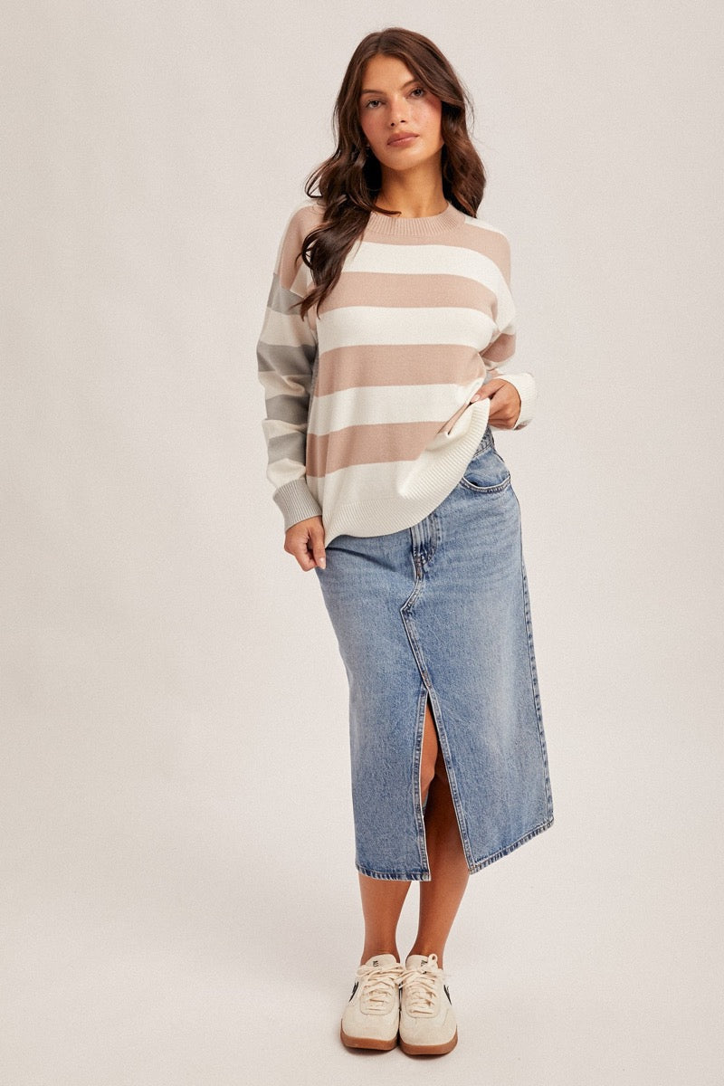 Blocking Out Sweater