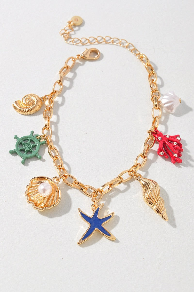 Beach Charm Bracelet