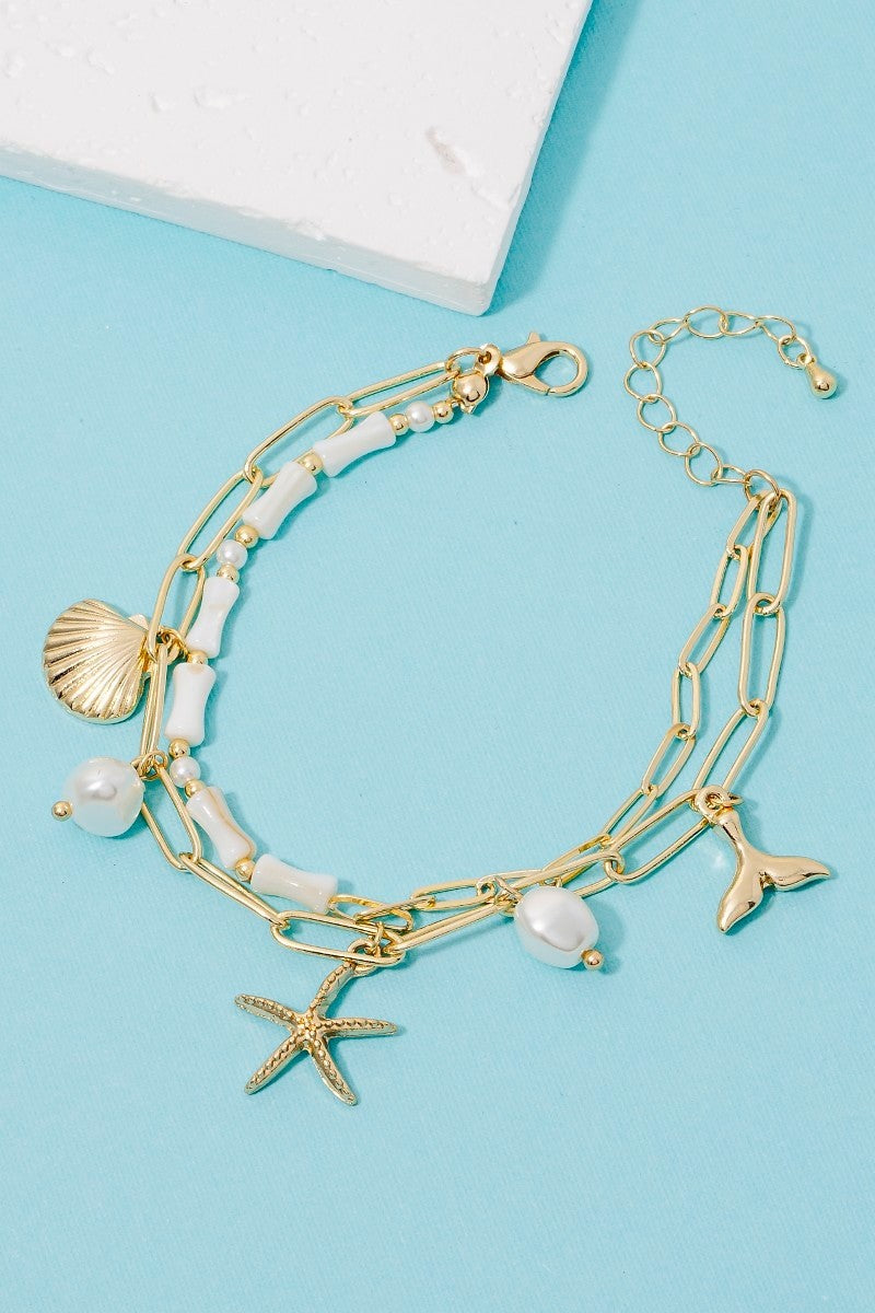 Sea Animal Charm Bracelet