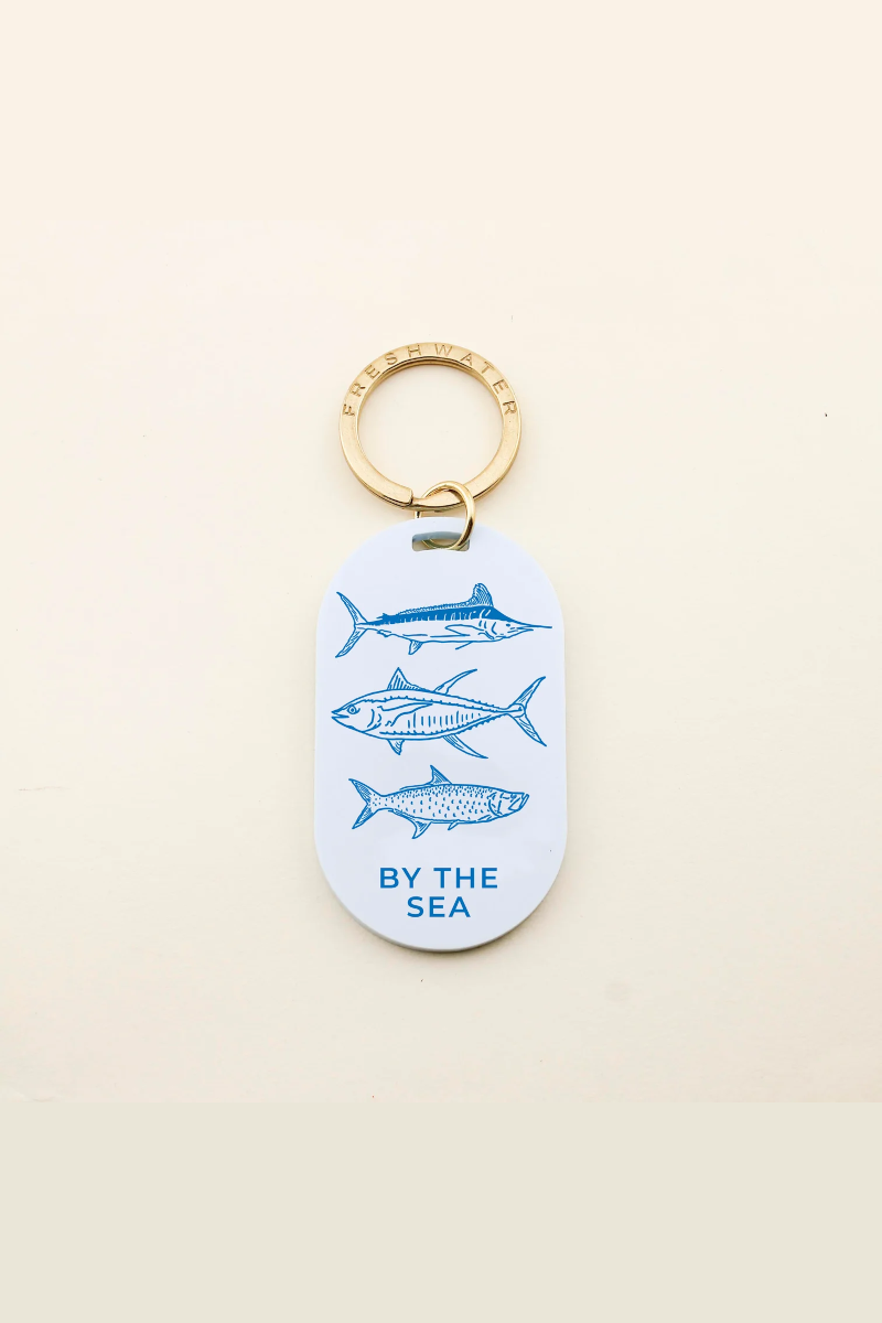 By the Sea Fish Pill Keychain