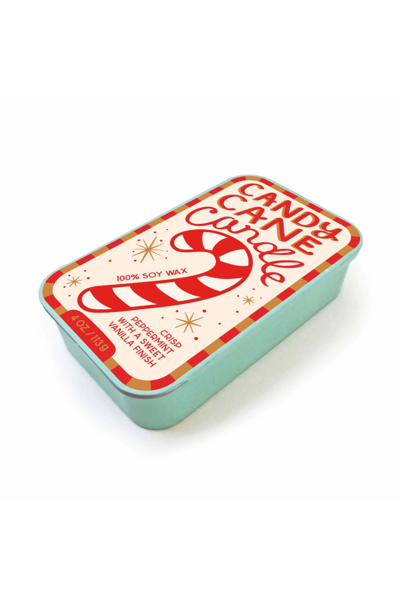 Candy Cane Candle