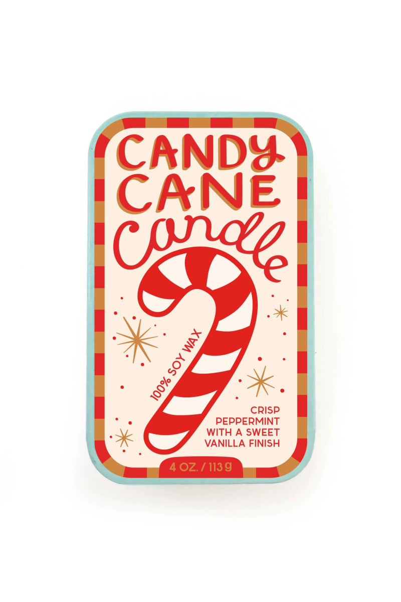 Candy Cane Candle