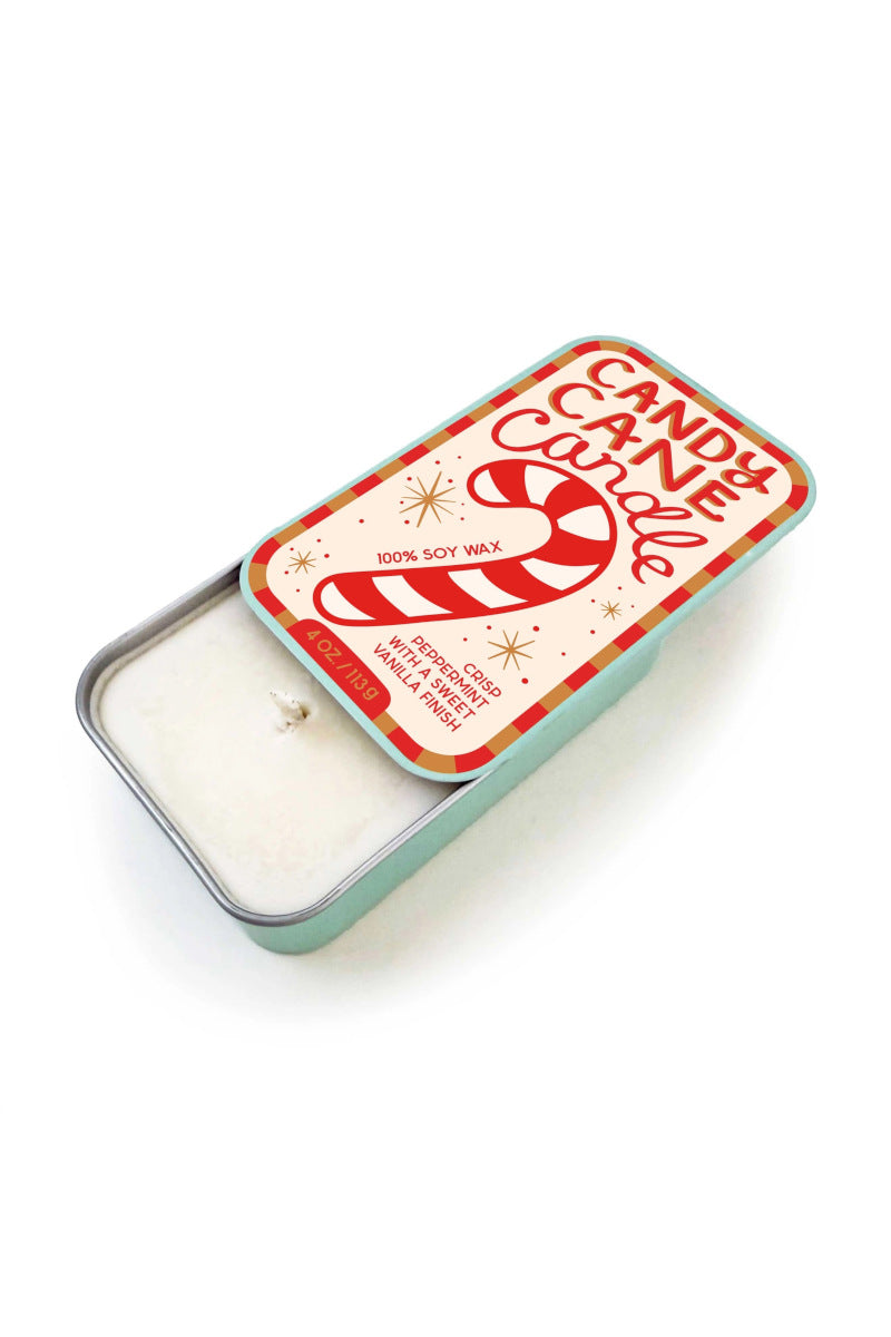 Candy Cane Candle