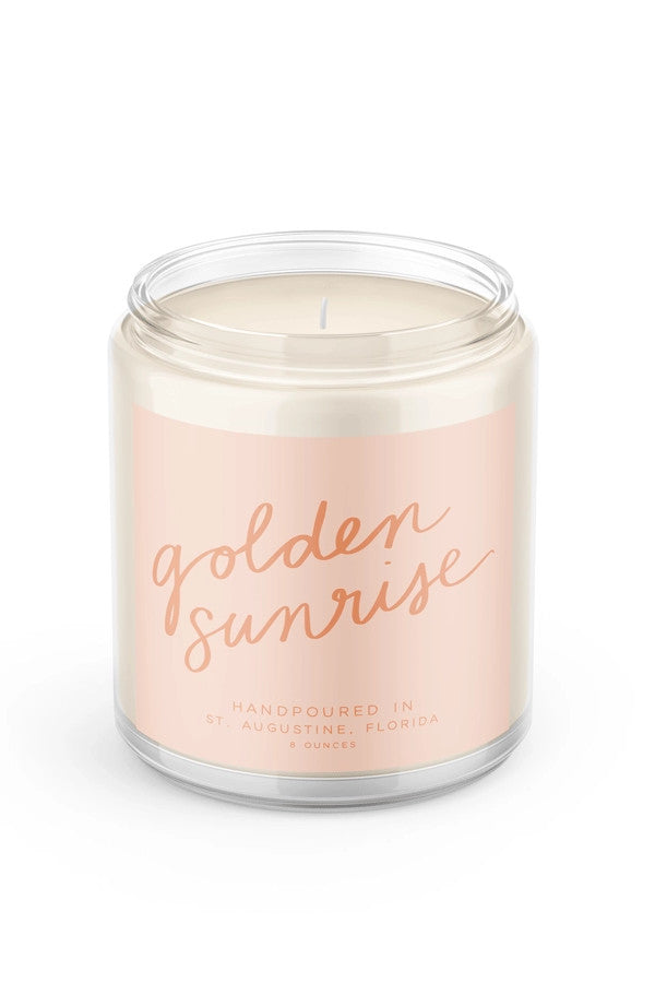 Golden Sunrise Soy Candle