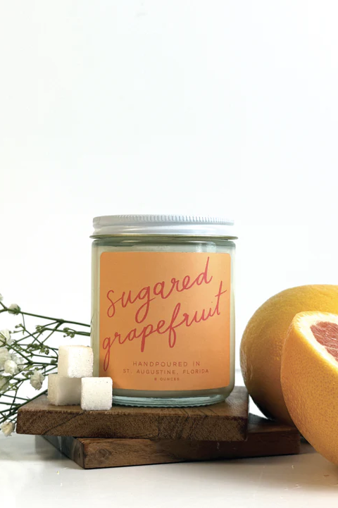 Sugared Grapefruit Soy Candle