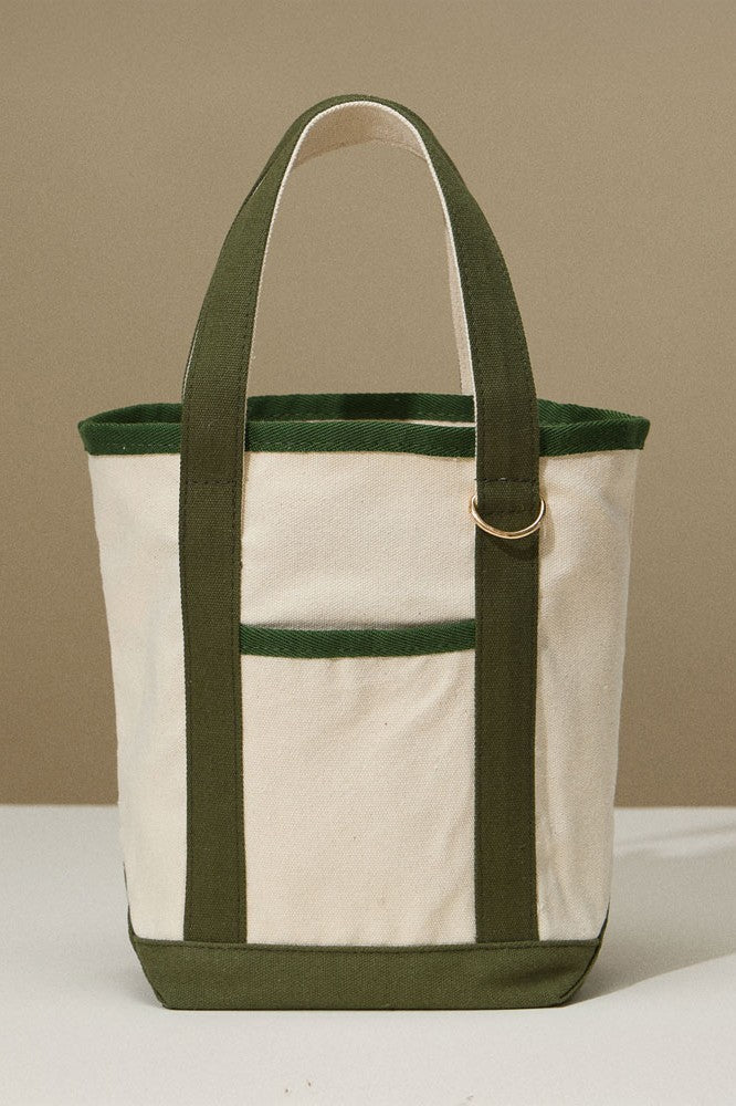 Canvas Bucket Bag