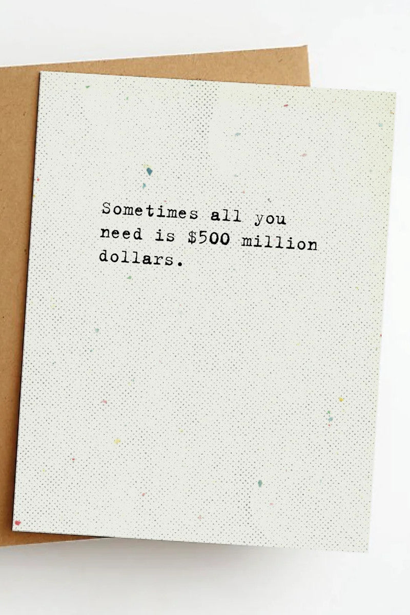 500 Million Card