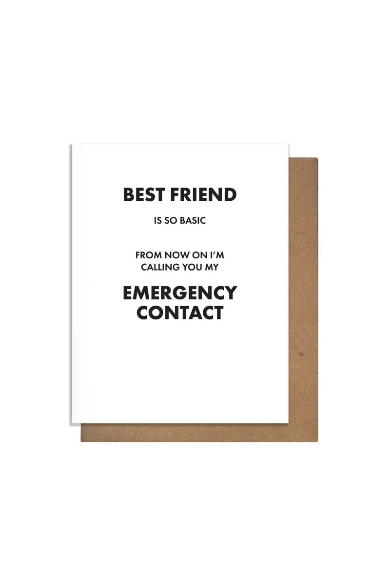 Emergency Contact Card