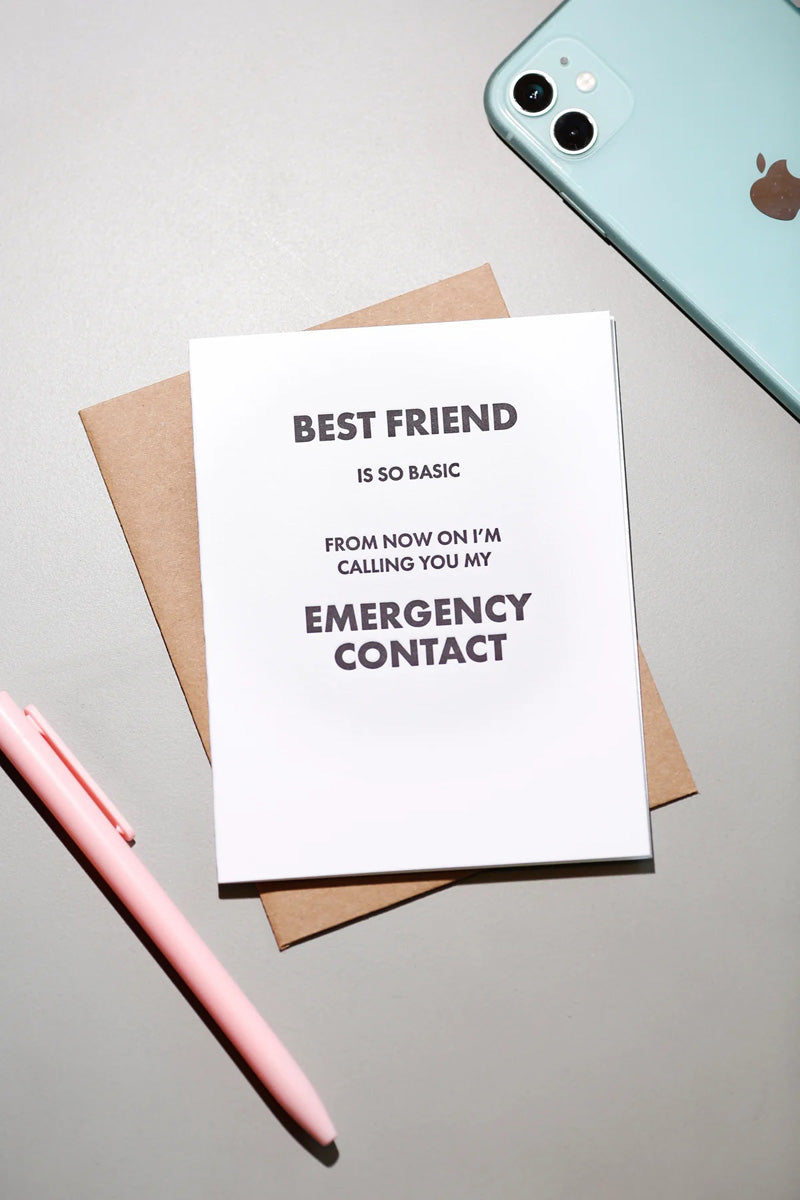 Emergency Contact Card