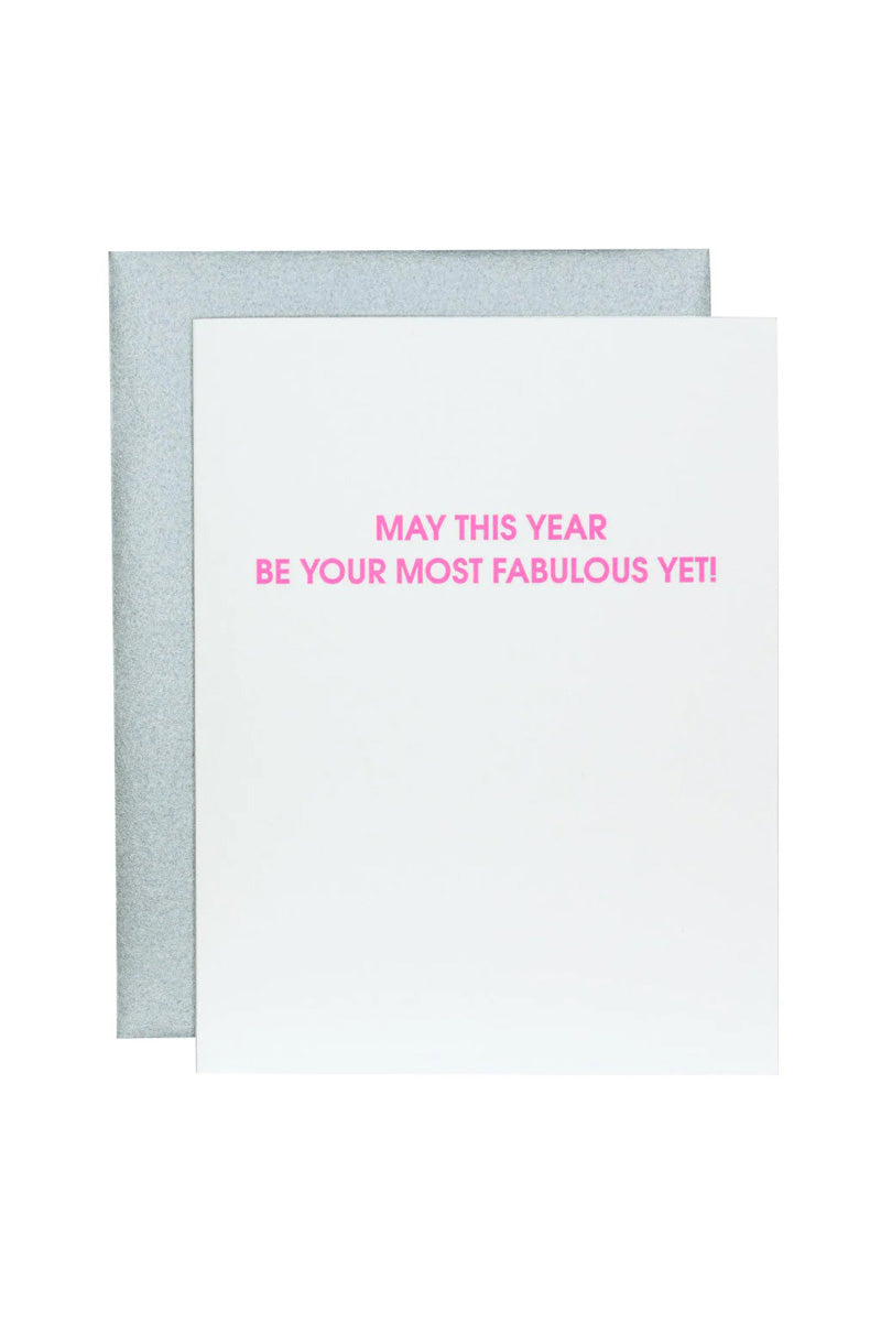 Most Fabulous Year Card