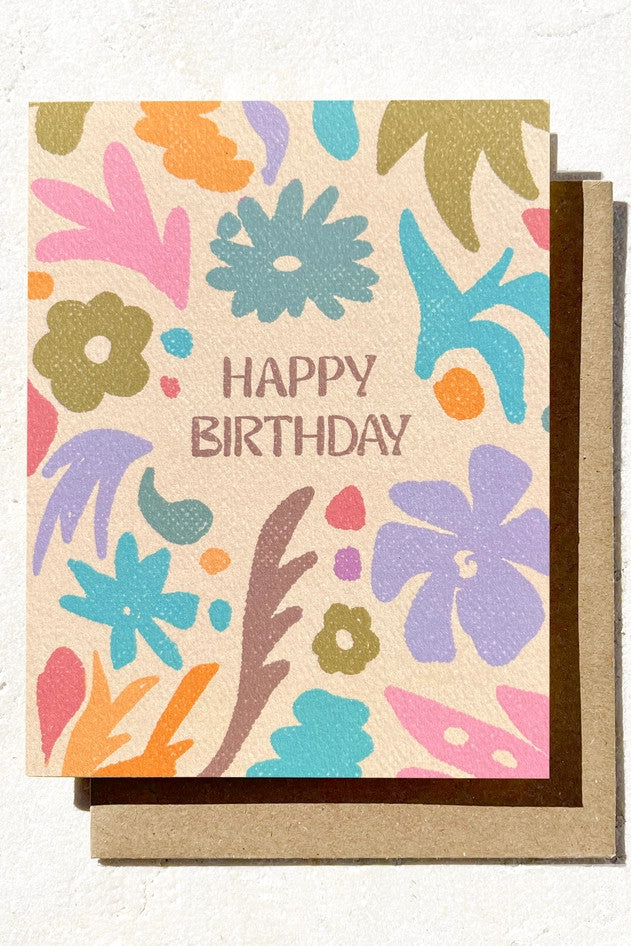 Floral Birthday Card