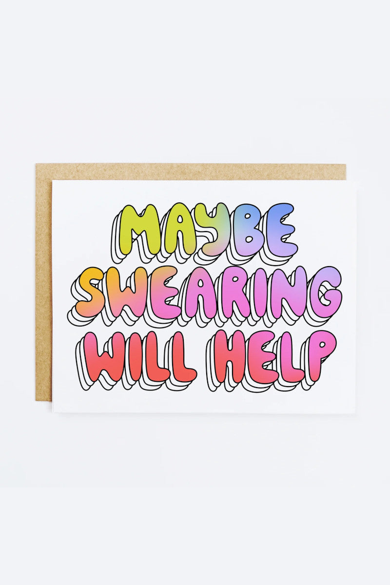 Maybe Swearing Card