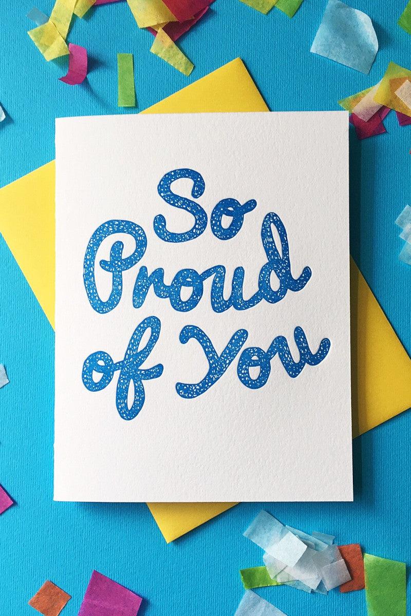 Proud of You Card