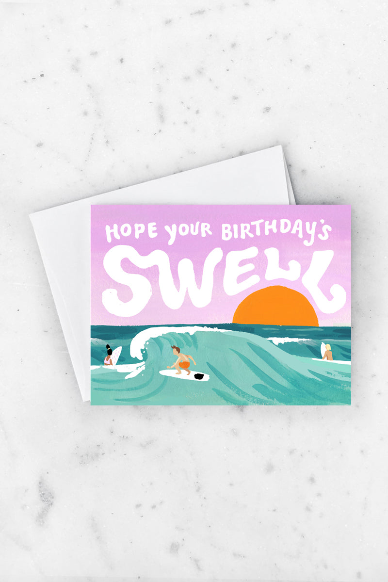 Swell Birthday Card